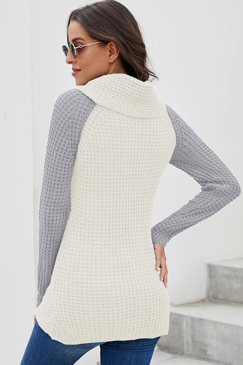 Loose Knitted Sweater for Women New Winter Warm Turtleneck Asymmetrical Hem Women Sweaters Tops 2019 Ladies Female Outwear (10)