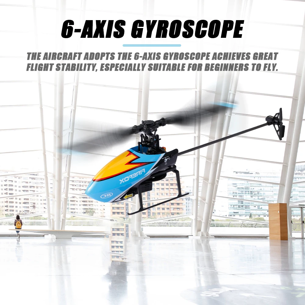 FIREFOX C129 4CH 6-axis Gyro Mini RC Helicopter Toys Gift for Adult Kids VS C119 / V911S Upgrade Version 5