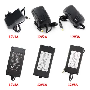 

AC/DC Adapter 220V TO 12V Power Supply Lighting LED Transformer 12 Volt 1A 2A 3A 5A 6A 8A 10A Switch Power Charger Adapter EU US
