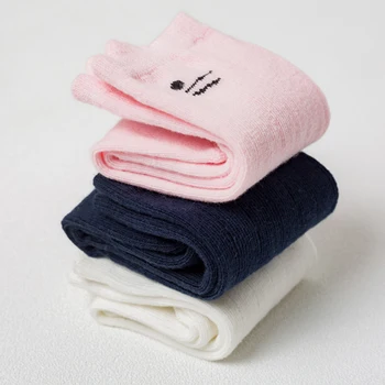 

0-4T Kids Baby Girls Stocking Toddler Autumn Cartoon Cotton Knee High Cute Cat Warm Soft Stockings Children Knee High