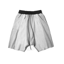 Уличные европейские, американские уличные Ретро хип-хоп темно-передние и задние сплайсинговые Свободные повседневные мужские шорты