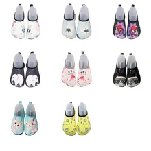 Унисекс для мальчиков и девочек, акваобувь для водного серфинга, повседневные носки для плавания, уличная спортивная обувь для носки Босиком тонкие детские Пляжные Носки