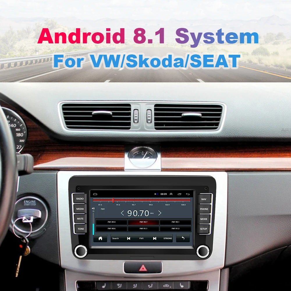 2 Din Android автомобильное радио GPS навигация 2din автомобильный мультимедийный плеер