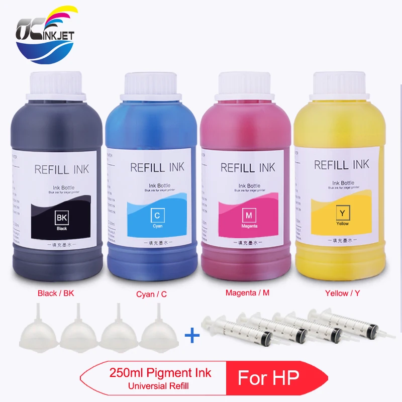 Пигментные чернила для принтера HP Designjet 250 500 800 4000 5000 T770 T790 T1100 T1300 Z2100 T2300 Z3100 Z5200 Z5400