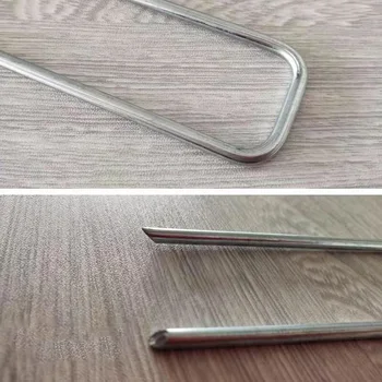 

Long Anchor Pin Outdoor Stainless Steel 50Pcs Landscape Staples Garden