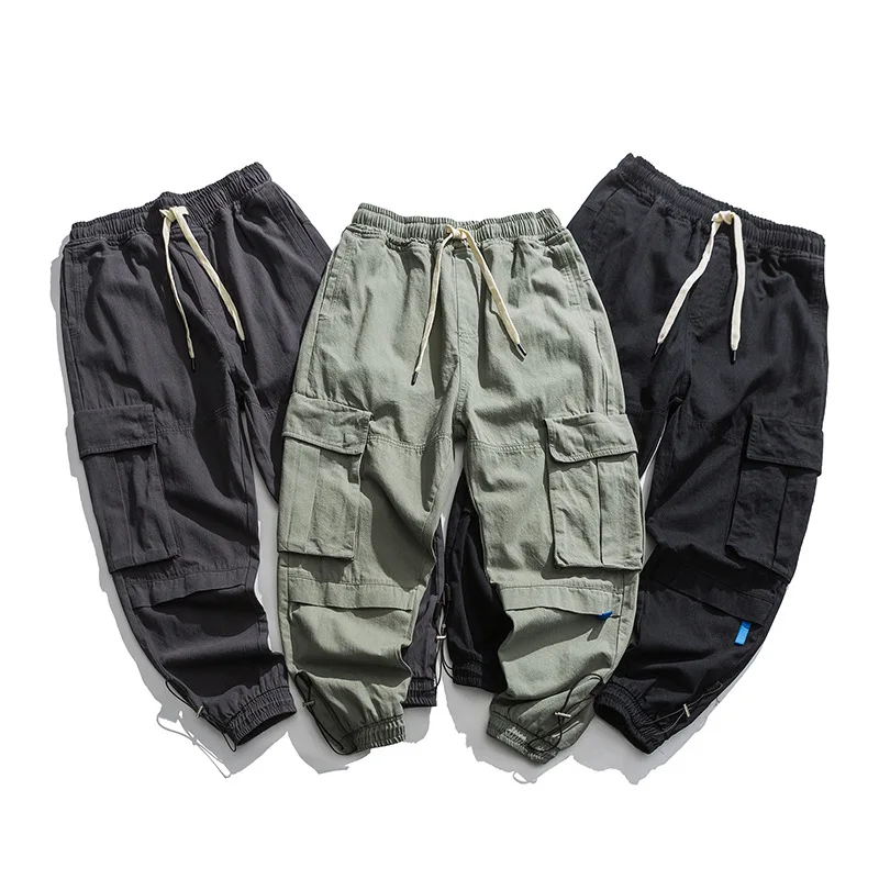 

Northern Boundary Men'S Wear 2020 Spring New Style Tendon Drawstring Pants Feet Casual Pants Men's Japanese-style Workwear Pants