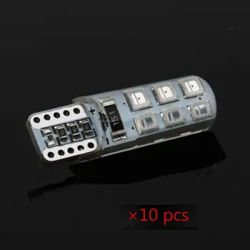 

5 Colors 32*9*2mm Long Life Low Consumption 10PCS 12V 1.5W Car Truck Interior Led Bulbs T10 New Vehicle 12SMD Lights