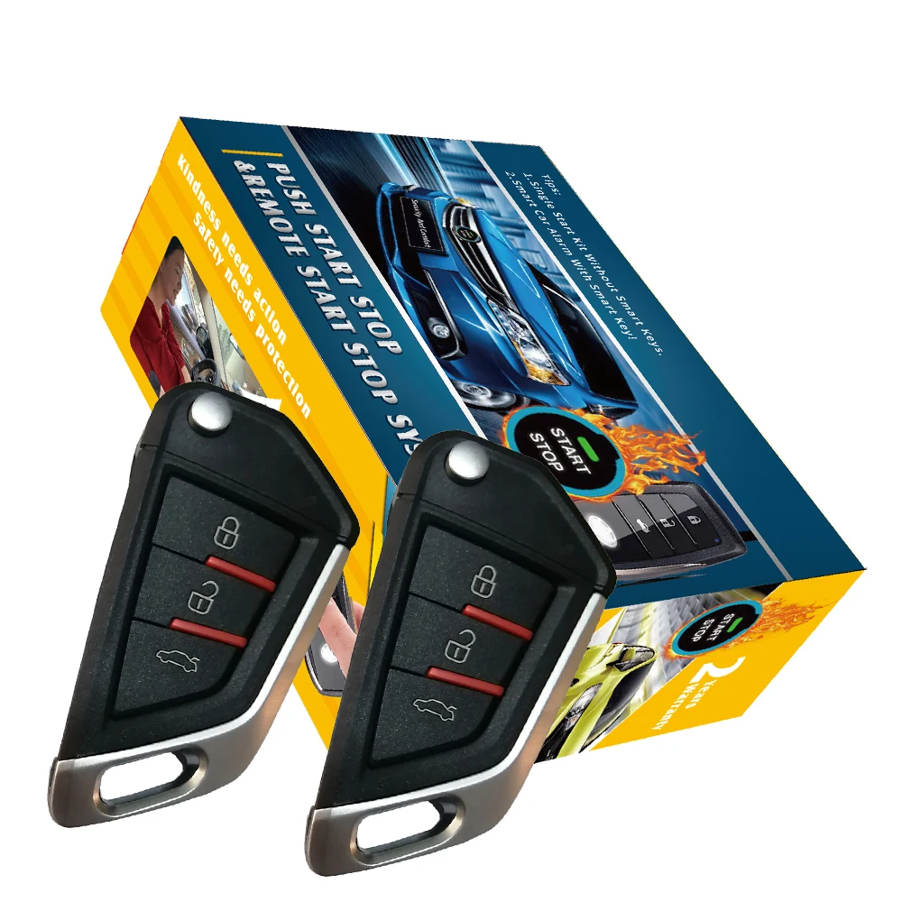 Cardot Remote Starter Push Start Stop Engine Passive Keyless Entry Car Alarm