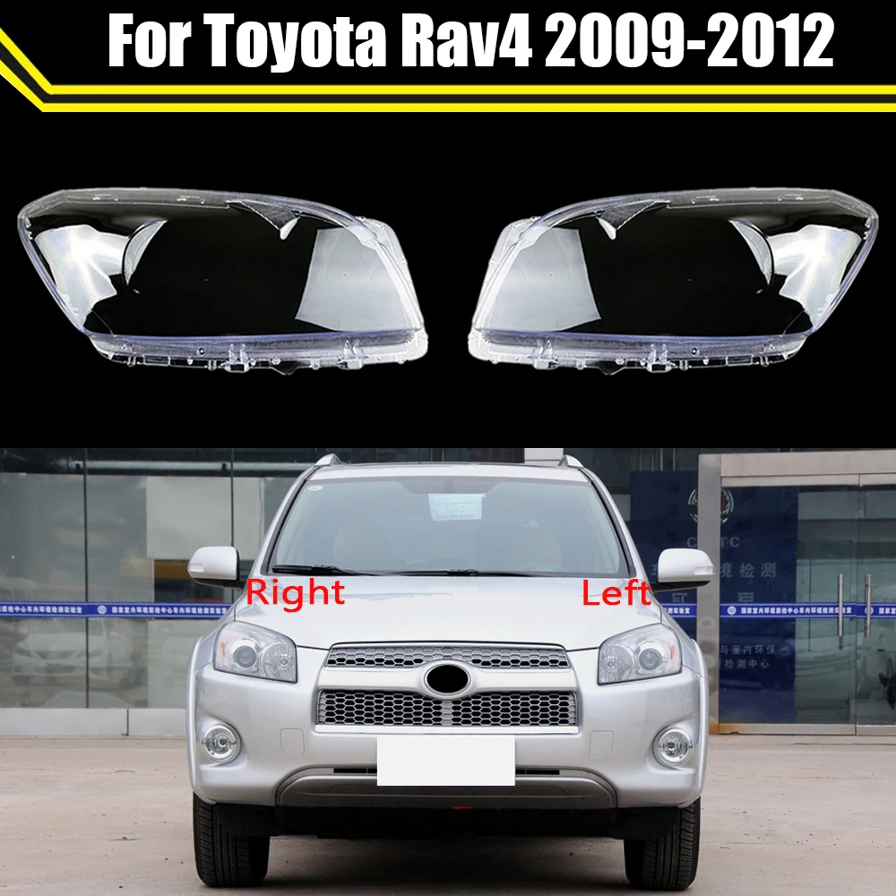 

Car Replacement Lens Glass Light Lamp Headlamp Shell Transparent Lampshade Headlight Cover For Toyota Rav4 2009 2010 2011 2012