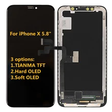 OEM Качество AMOLED OLED/TFT для iphone X ЖК-дисплей Замена Pantalla для iphone x дисплей