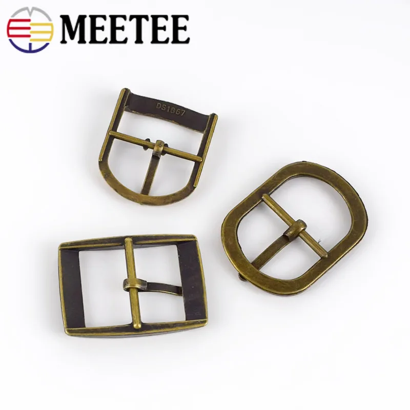 Meetee 6 шт. 25 мм Латунное металлическое о-образное кольцо квадратная пряжка для лямки бюстгальтера сумка для багажа обувь фурнитура DIY Кнопка Декор аксессуар