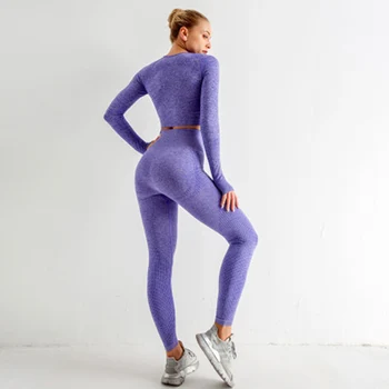 2021 Hot Sales Gym Suit Women Ropa Deportiva Mujer Sports Clothing Set Women Fitness Set