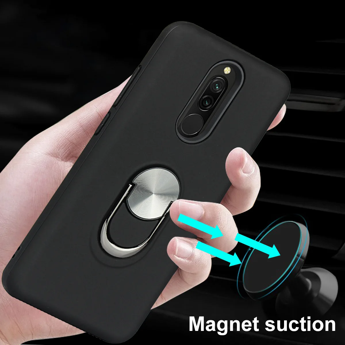 Модный чехол с магнитной подставкой для Xiao mi Red mi 8 8A Note 8 Note 8 Pro mi A3 Lite mi 9 Lite Note 7 K20 противоударный чехол для автомобиля