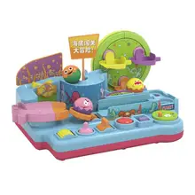 Ручной автомобиль Приключения трек игрушки для детей Обучающие спасательные машины проходные игрушки парковка симулятор подарок для мальчика