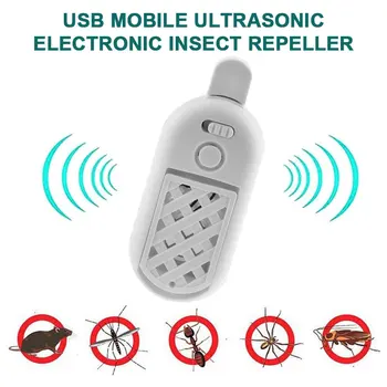 

Mosquito Dispeller USB Ultrasonic Cockroach Rats Office Ultrasound Mouse Expeller Insect Repellent Pest Control Car Fly