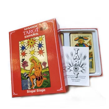 

High Quality Tarot Board Game Funny Cards Game Classic Spanish Tarot Game 78pcs Cards
