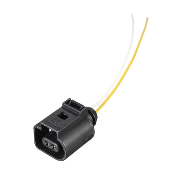 

New 1J0973702 Electrical Harness 2 Pin Connector Plug Wiring for VW /Audi A4 A6 A8 Q5 Q7 2004-2009 1J0 973 702