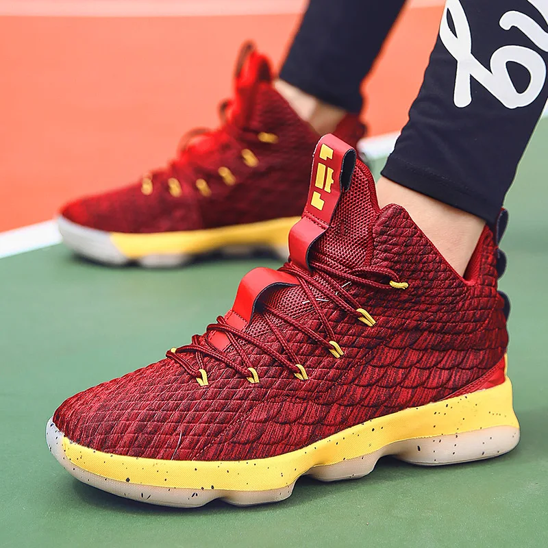 

Mens Basketball Shoes Jordan Sneakers Jordan 11 Lebron 15 Kyrie 5 Sneakers Zapatillas Basketball Hombre Breathable Uptempo Boots