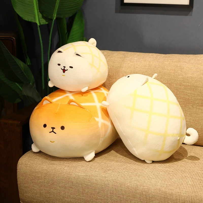 

Cute Shiba Inu Plush Toy Fat Shaped Dog Doll Stuffed Fluffy Pineapple Bread Shiba Inu Pillow Cushion Kids Toys Birthday Gift