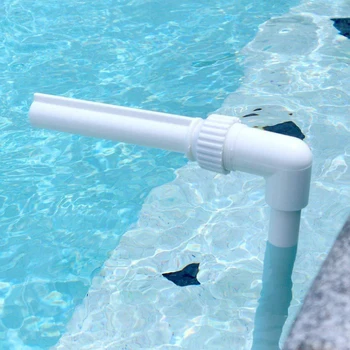 

Adjustable Swimming Pool Sprayer Waterfall Fountain Set Water Spray Tool Swimming Pool Accessories for 1.5'' Threaded Garden Use