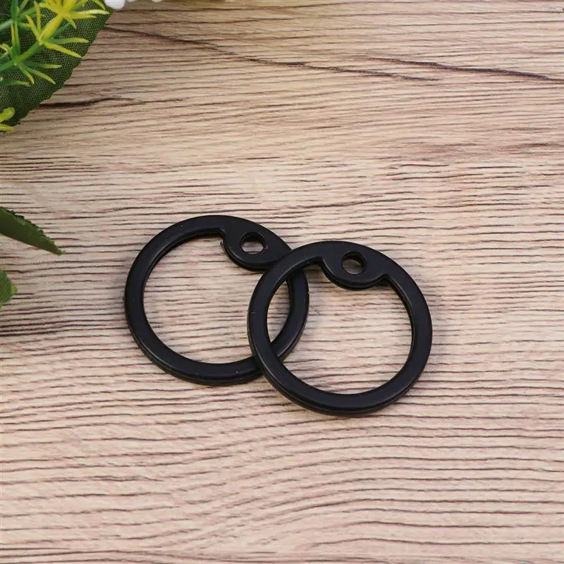 2/4 Pcs Military Dog ID Tag Silencers Silicone Army Dogtag Silencer Black Anti-lost Tag Dog Tag For Man Silencer Rubber Tag