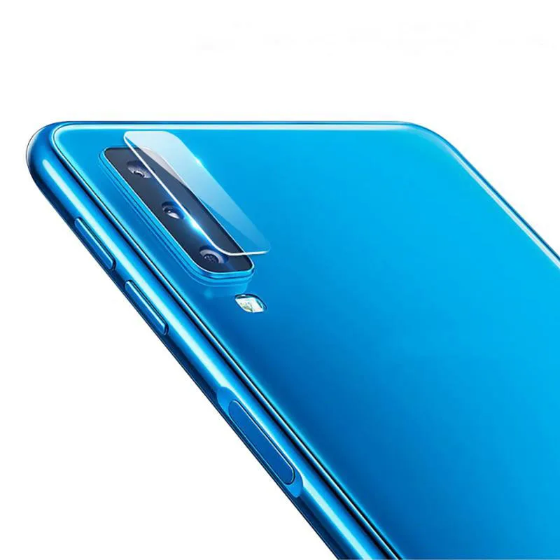 Cellphone Back Lens Cover Protector Ultra-thin Anti-Knock 9H Hardness Tempered Toughened Glass Screen Protective Film Samsung A7