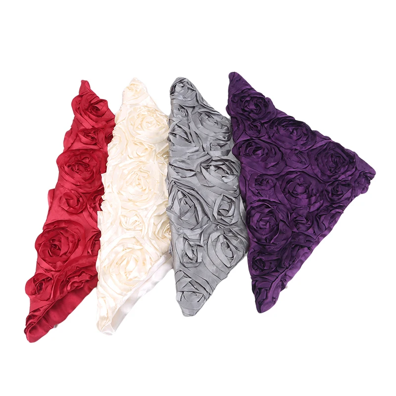 Квадратная Роза, 4 цвета, наволочка для подушки, чехол для подушки из полиэстера, наволочка для домашнего декора