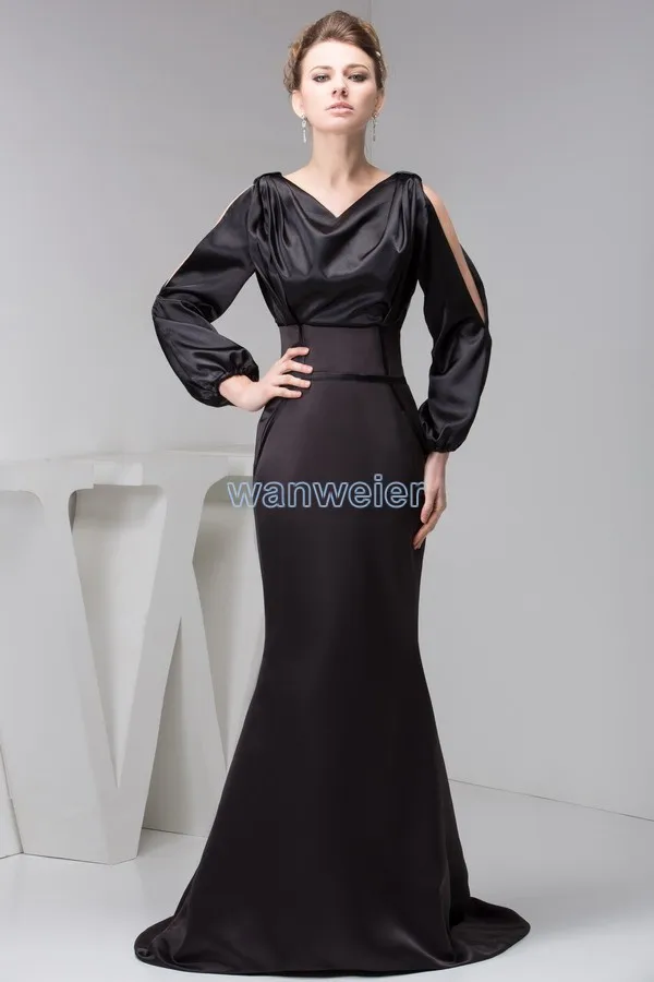 

free shipping 2016 new design hot seller plus size floor length cap sleeve formal long sleeve v-neck Mother of the Bride Dress