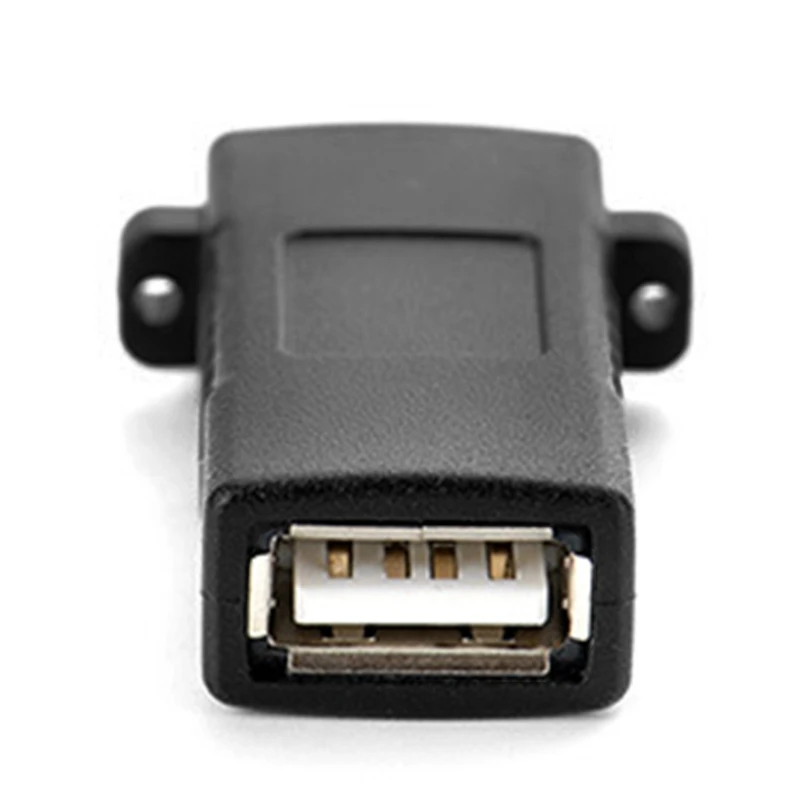1Pc Standard USB 2 0 3 0 Female To Female Socket Panel Mount Adapter Connector 4