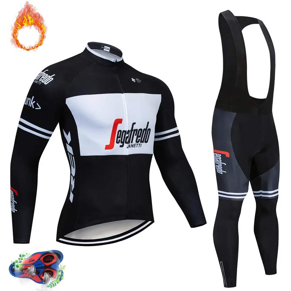 Зимняя Теплая Флисовая одежда для пеших и вело походов одежда для велосипеда Майо/майки для велоспорта/Одежда для горного велосипеда Ropa Ciclismo - Цвет: Многоцветный
