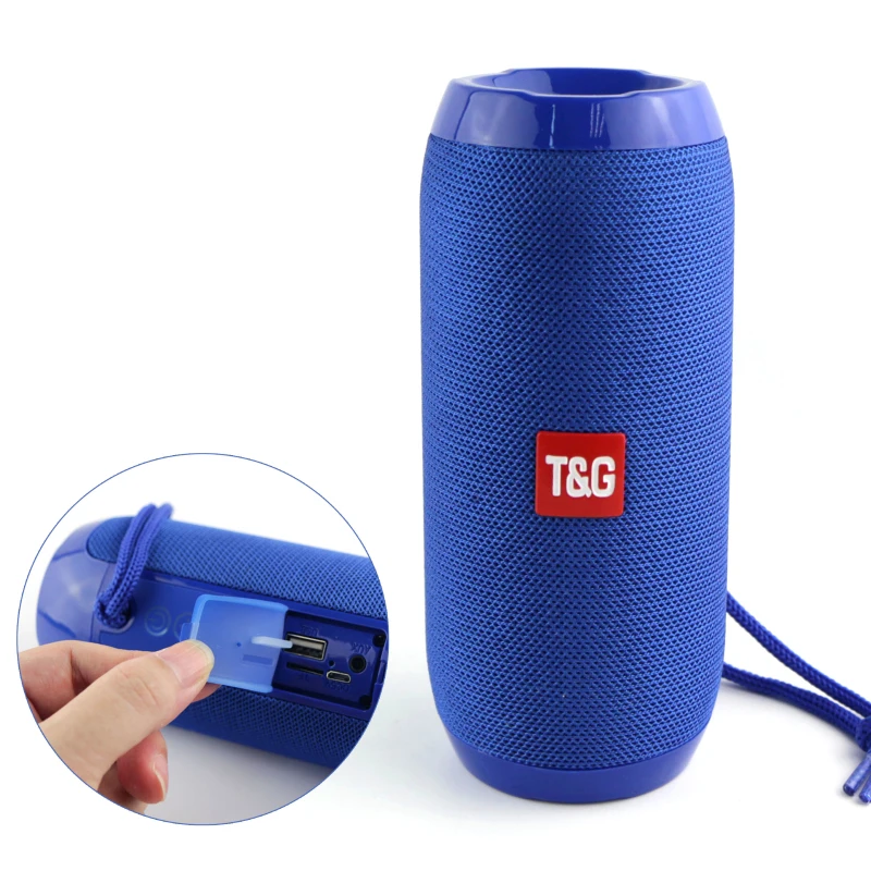 USB Speakers Subwoofer Support TG117 Outdoor Waterproof Wireless-Bass TF AUX Bluetooth