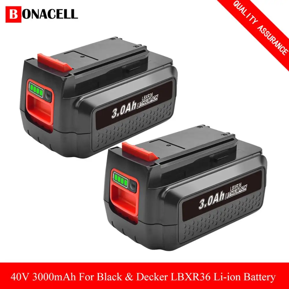 36V/40V Макс литий Батарея LBX2040 LBXR36 для BLACK&ampDECKER LHT2240CFF LCS1240B LST136B LCC140 LCC340C LSWV36 LCS40 LCS36 |