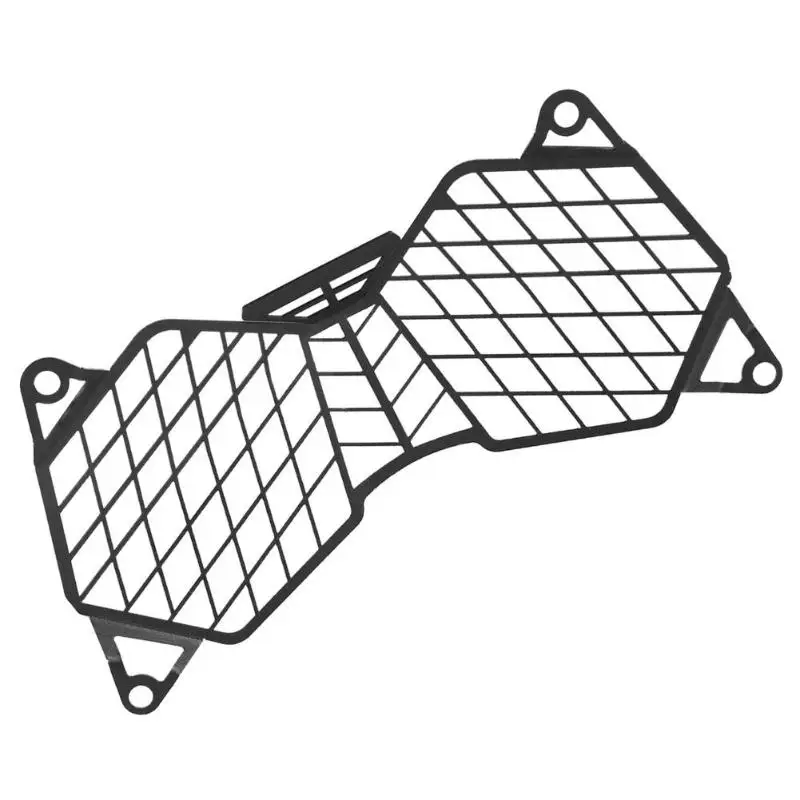 Motorcycle Headlight Guard Grille Cover Excellent Aluminum Alloy Easy to Install Light Protector for Triumph Tiger Black