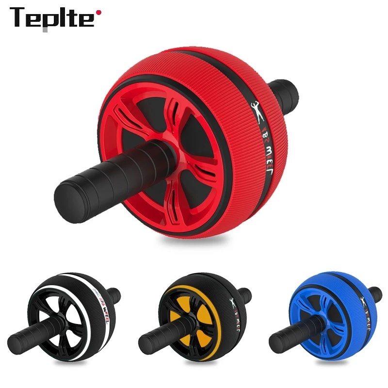 

Silent Muscle Exercise Abdominal Wheel Roller Home Fitness Equipment Double Wheel Abdominal Power Ab Roller Gym Roller Training
