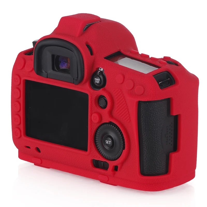 Чехол для камеры Canon 5D3 с текстурой личи силиконовый защитный чехол 5D MARK III 5diii