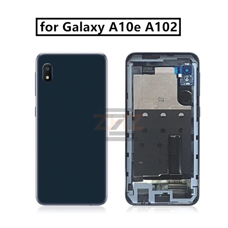 Задняя крышка для SAMSUNG Galaxy A10e A102, крышка для задней крышки батареи, Задняя стеклянная крышка для корпуса, чехол для замены для SAMSUNG A10e, крышка для батареи