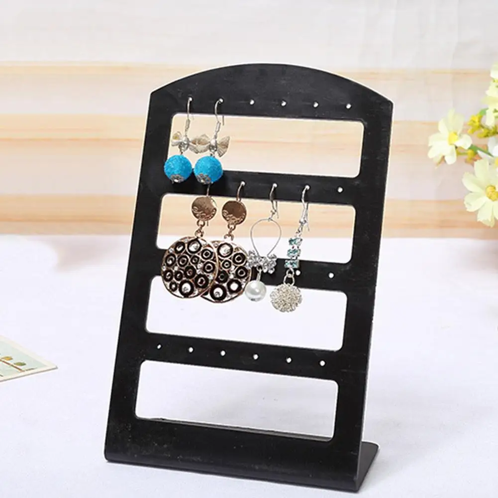 

24/48 Holes Earrings Display Stand Holder Jewelry Show Rack Acrylic Organizer Jewelry Rack Shop Jewelry Organizat