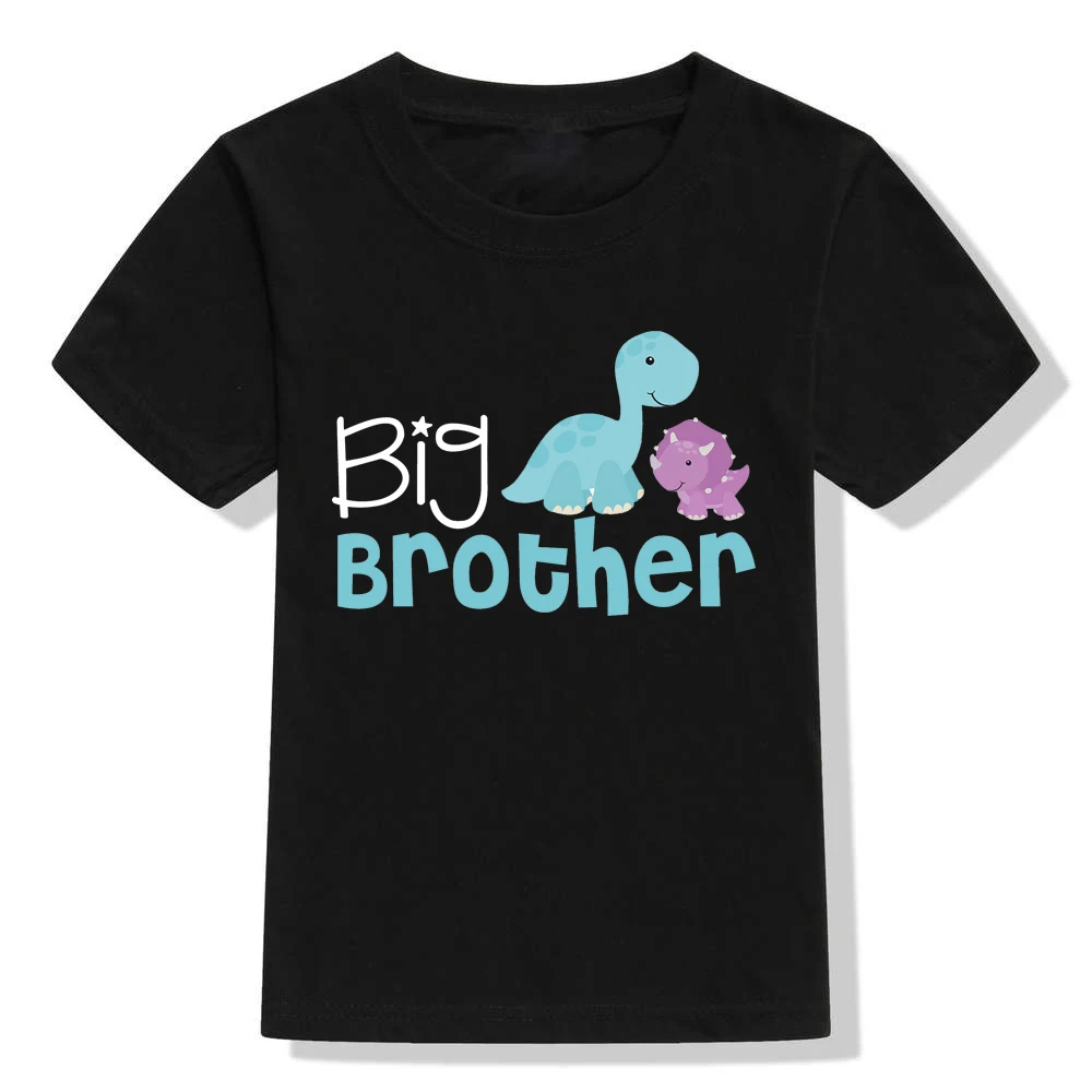 Big Brother Littler Sister Dinosaur Sibling Matching Shirts My Brother  Sister Family Toddler T-Shirt Baby Romper Infant Jumpsuit - AliExpress, image size:1000x1000