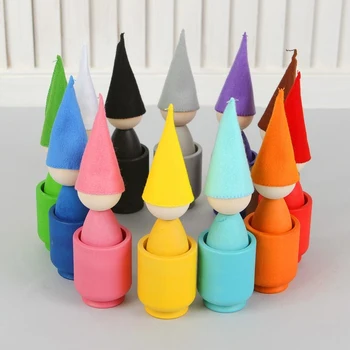 

Sorter "big Gnomes in caps in cups", 12 PCs.