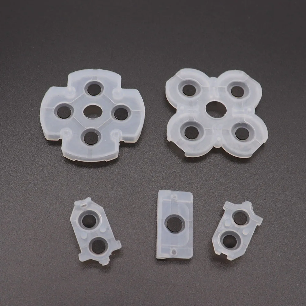 

5 in 1set For Playstation 4 Dualshock JDS030 Silicon Rubber Conductive Pads For PS4 Controller Repair Parts