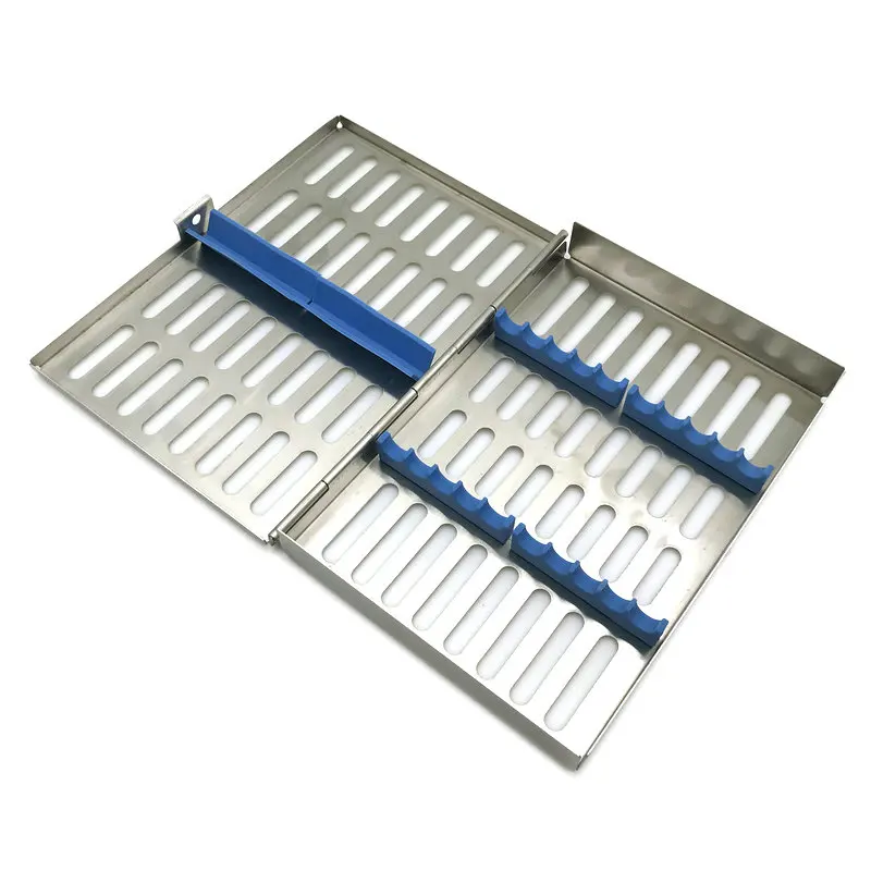 Стоматологическая Автоклав стерилизация Кассетная стойка Коробка лоток для 10 инструментов
