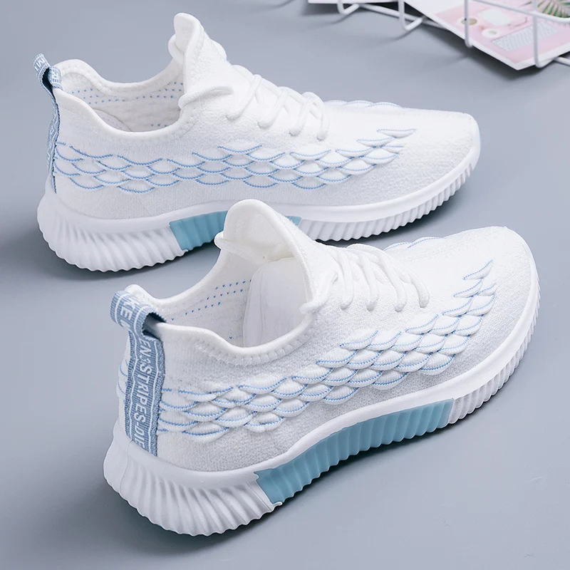 Women Sneakers Walking-Shoes Vulcanized Female Plus-Size Casual Summer Ladies