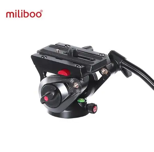 Miliboo MTT705BS карбоновый алюминиевый Портативный монопод для камеры с головкой для видеокамеры/DSLR - Цвет: head