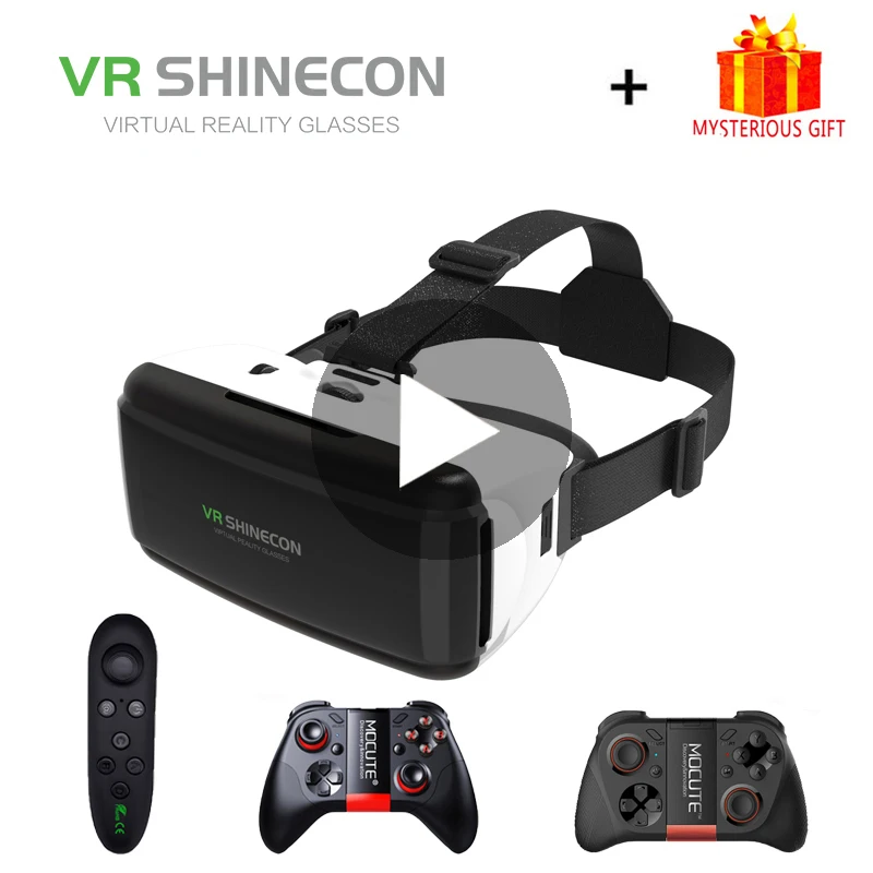 

G06 VR Shinecon New VR Reality Glasses 3D For iPhone Android Smart Phone Smartphone Headset Helmet Goggles Casque Lens VR Set