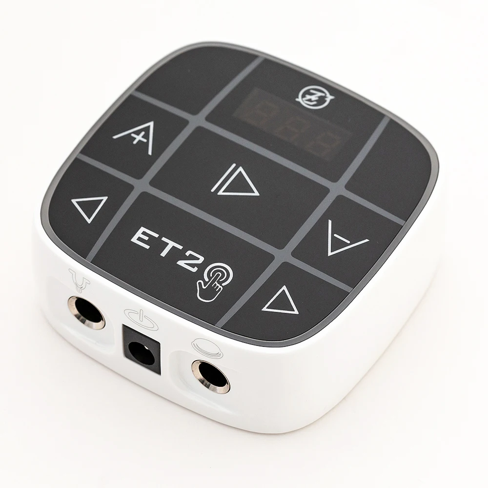EZ Easy Touch Screen LCD Display Tattoo Digital Power Supply Liner Shader with Plug for Rotary & Coil Machines