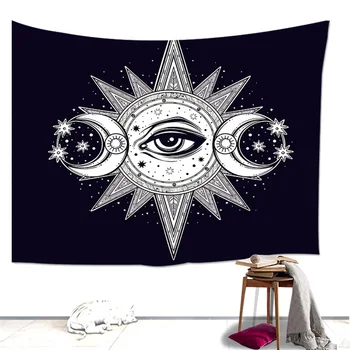 

Polyester Bedspread Bedroom For Apartment Interior Arts And Crafts Indian Tapestry On The Wall Home Decoration Accessories