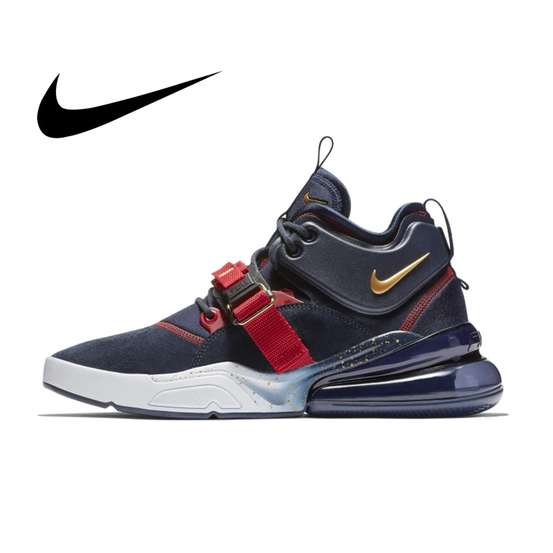 Мужские кроссовки для бега Nike Air Force 270 QS PRPL, оригинальные уличные спортивные кроссовки, спортивная Дизайнерская обувь, новинка 2019, AQ1000