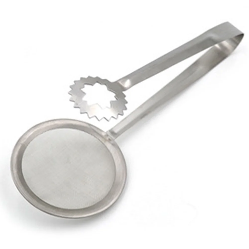 Oil Strainer Filter Stainless Steel Hot Pot Mesh Clamp Sieve Hanging Food Clip Kitchen Tool Frying Multifunction Space Saving
