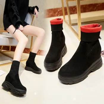 

New Arrival Winter Snow Boots Female Non-slip Bare With Students Cotton Shoes Women Plus Velvet Warm Boots Women Dropshipping