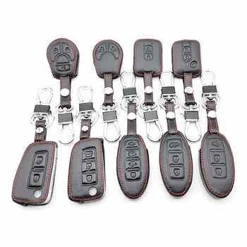

New Popular Leather Car Key Case Cover Holder For Nissan Qashqai J10 J11 X-Trail T31 T32 kicks Tiida Pathfinder Murano Note Juke